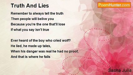 Sasha Julia - Truth And Lies