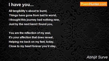 Abhijit Surve - I have you...