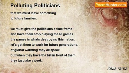 louis rams - Polluting Politicians