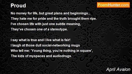 April Avalon - Proud