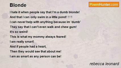 rebecca leonard - Blonde