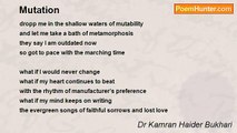 Dr Kamran Haider Bukhari - Mutation