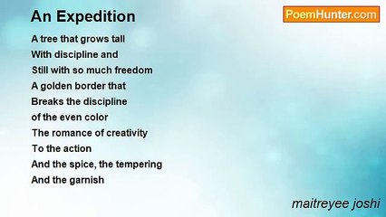 maitreyee joshi - An Expedition