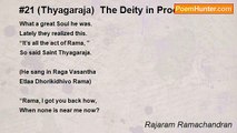 Rajaram Ramachandran - #21 (Thyagaraja)  The Deity in Procession