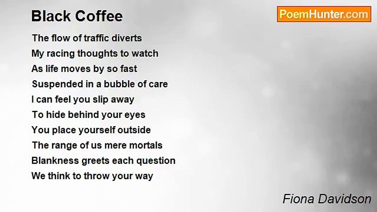 Fiona Davidson - Black Coffee