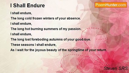 Steven SRS - I Shall Endure