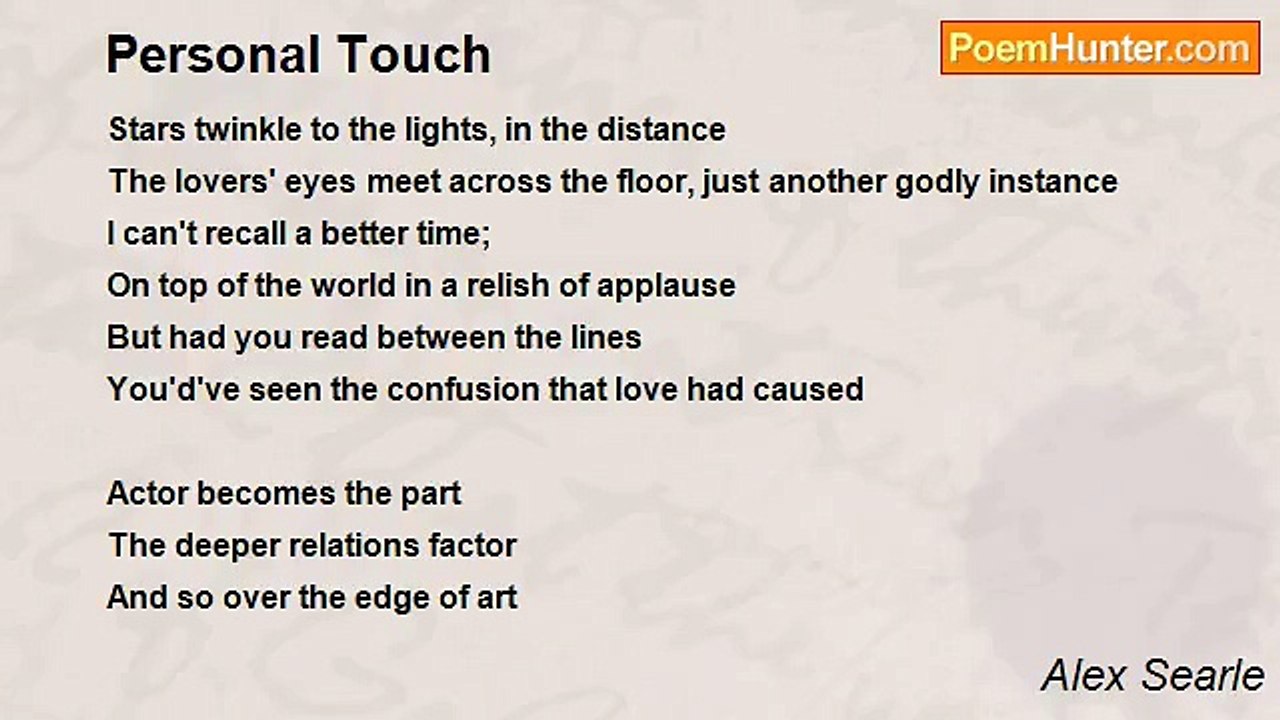 Alex Searle - Personal Touch