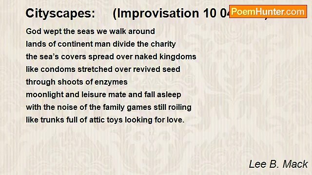 Lee B. Mack - Cityscapes: (Improvisation 10 04 2004)