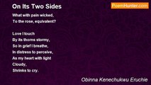 Obinna Kenechukwu Eruchie - On Its Two Sides