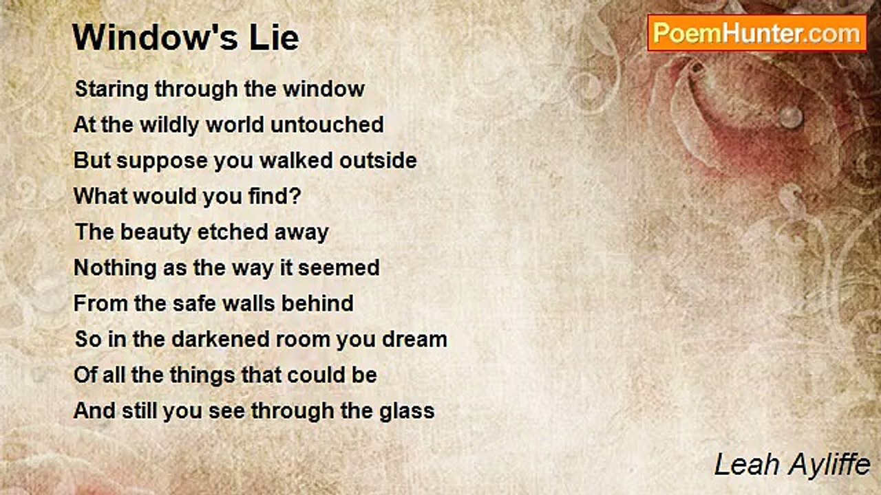 Leah Ayliffe - Window's Lie