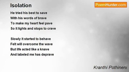 Kranthi Pothineni - Isolation