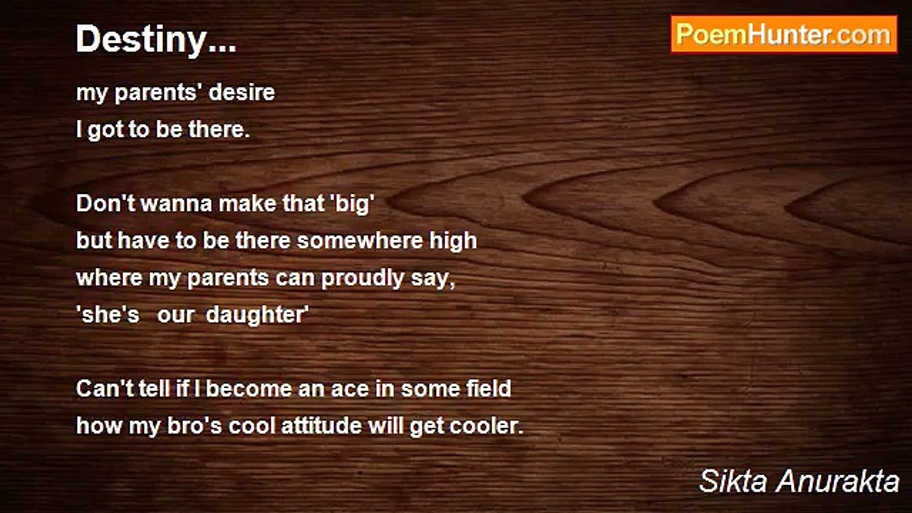 Sikta Anurakta - Destiny...