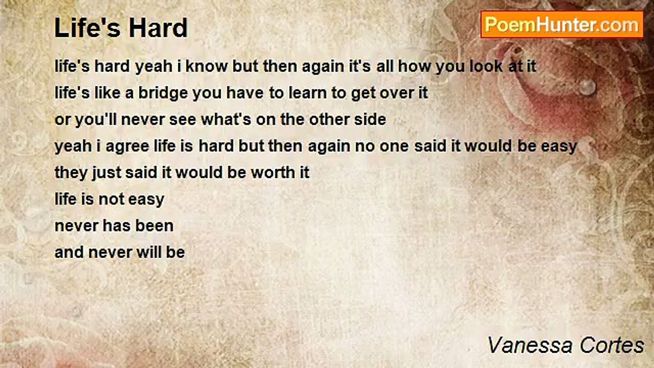 Vanessa Cortes - Life's Hard
