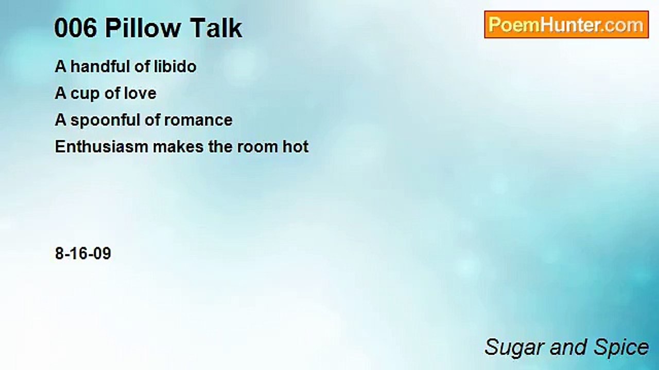 Sugar and Spice - 006 Pillow Talk