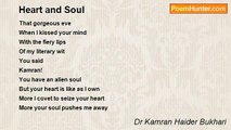 Dr Kamran Haider Bukhari - Heart and Soul