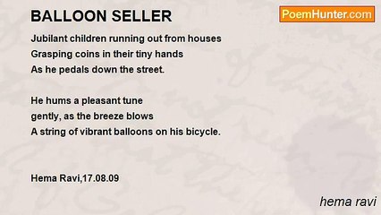 hema ravi - BALLOON SELLER
