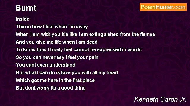 Kenneth Caron Jr. - Burnt