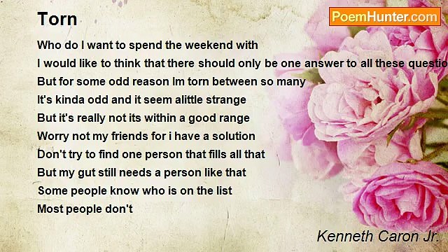 Kenneth Caron Jr. - Torn