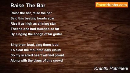 Kranthi Pothineni - Raise The Bar