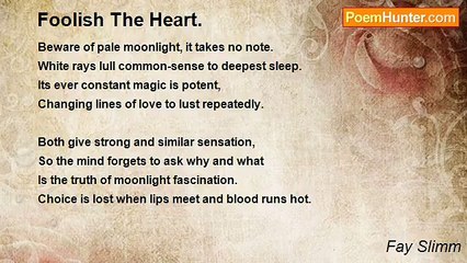 Fay Slimm - Foolish The Heart.