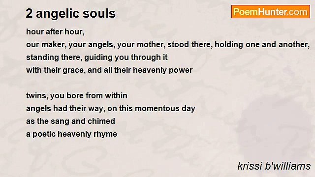 krissi b'williams - 2 angelic souls