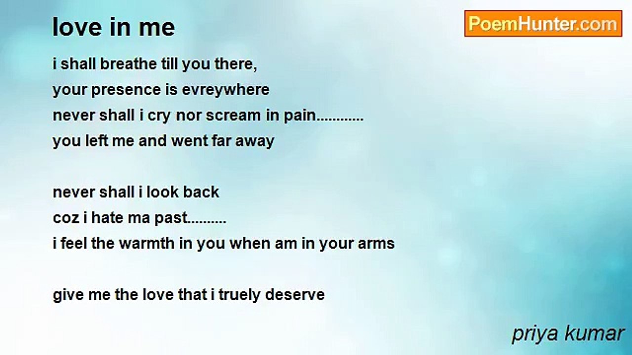 priya kumar - love in me