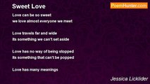 Jessica Licklider - Sweet Love