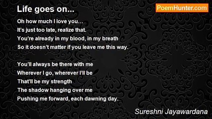 Sureshni Jayawardana - Life goes on...