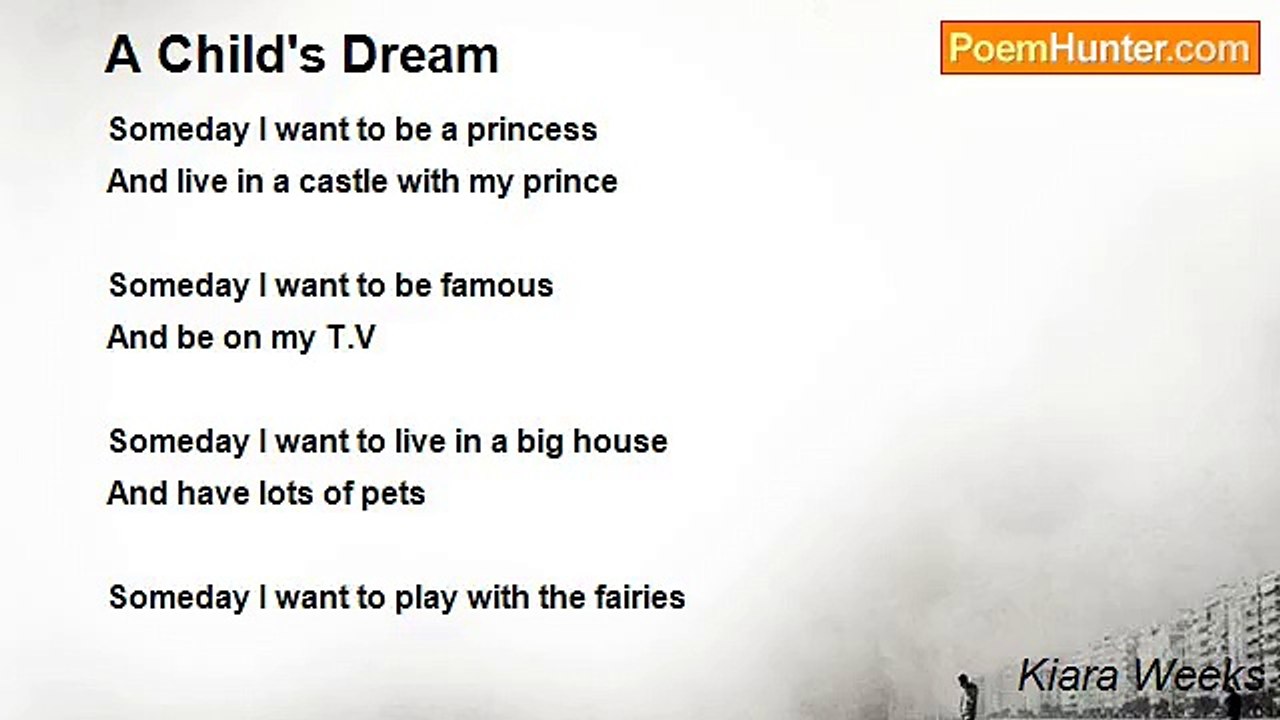 Kiara Weeks - A Child's Dream