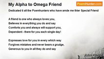 John Knight - My Alpha to Omega Friend
