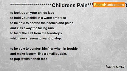 louis rams - *********************Childrens Pain***************1979
