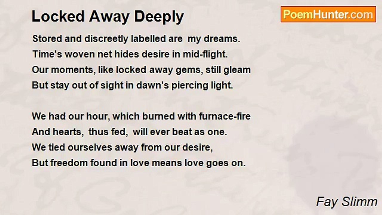 Fay Slimm - Locked Away Deeply
