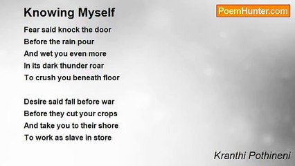 Kranthi Pothineni - Knowing Myself