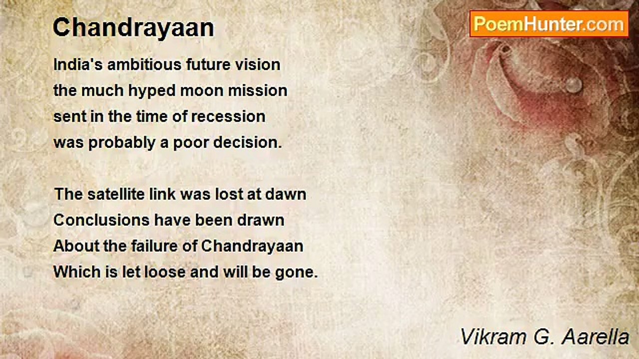 Vikram G. Aarella - Chandrayaan
