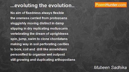 Mubeen Sadhika - ...evoluting the evolution..