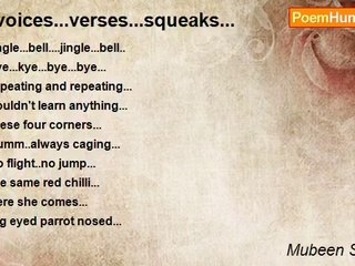 Mubeen Sadhika - ...voices...verses...squeaks...