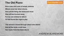 ANDREW BLAKEMORE - The Old Piano