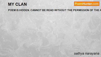 sathya narayana - MY CLAN