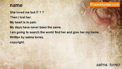 salma. torrez - name