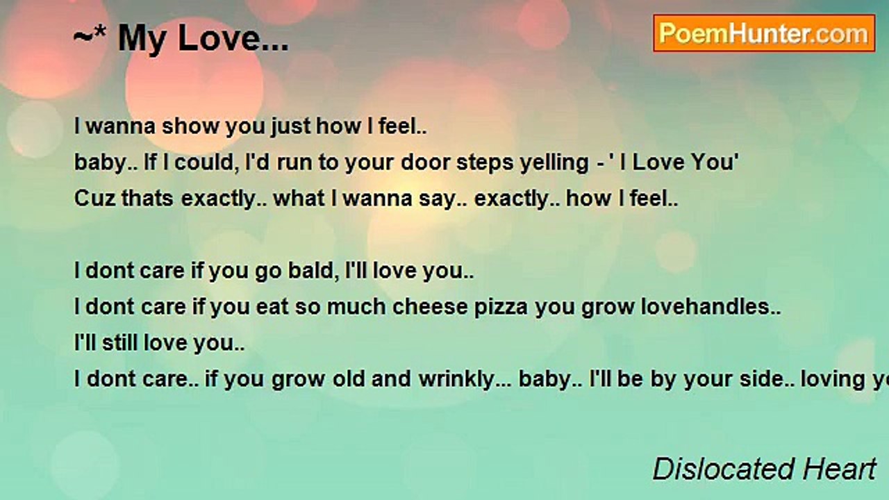 Dislocated Heart - ~* My Love...