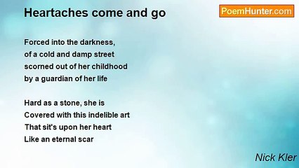 Nick Kler - Heartaches come and go