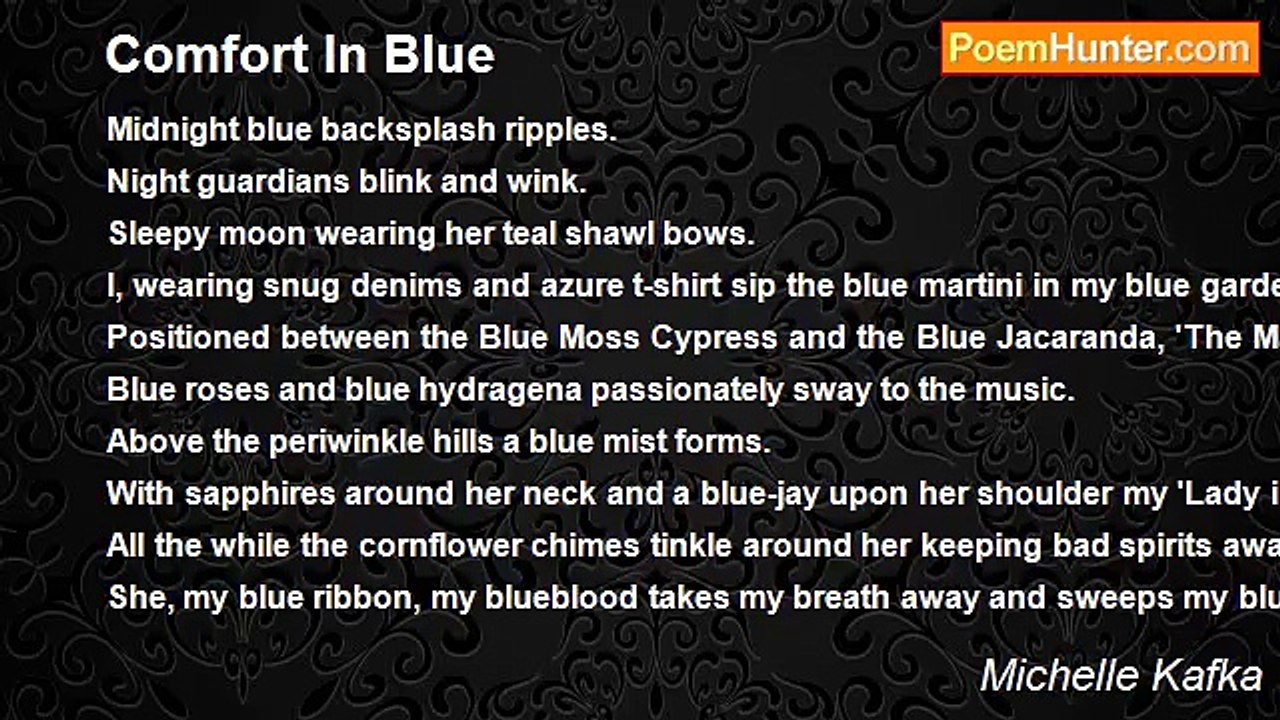Michelle Kafka - Comfort In Blue