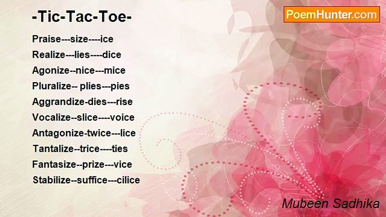 Mubeen Sadhika - -Tic-Tac-Toe-