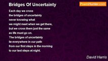 David Harris - Bridges Of Uncertainty