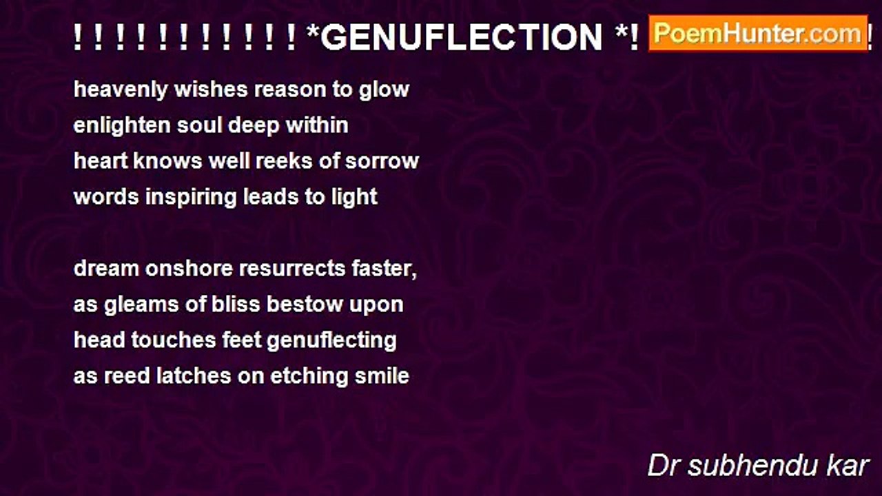 Dr subhendu kar - ! ! ! ! ! ! ! ! ! ! ! *GENUFL...