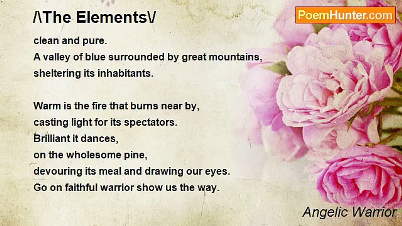Angelic Warrior - /\The Elements\/