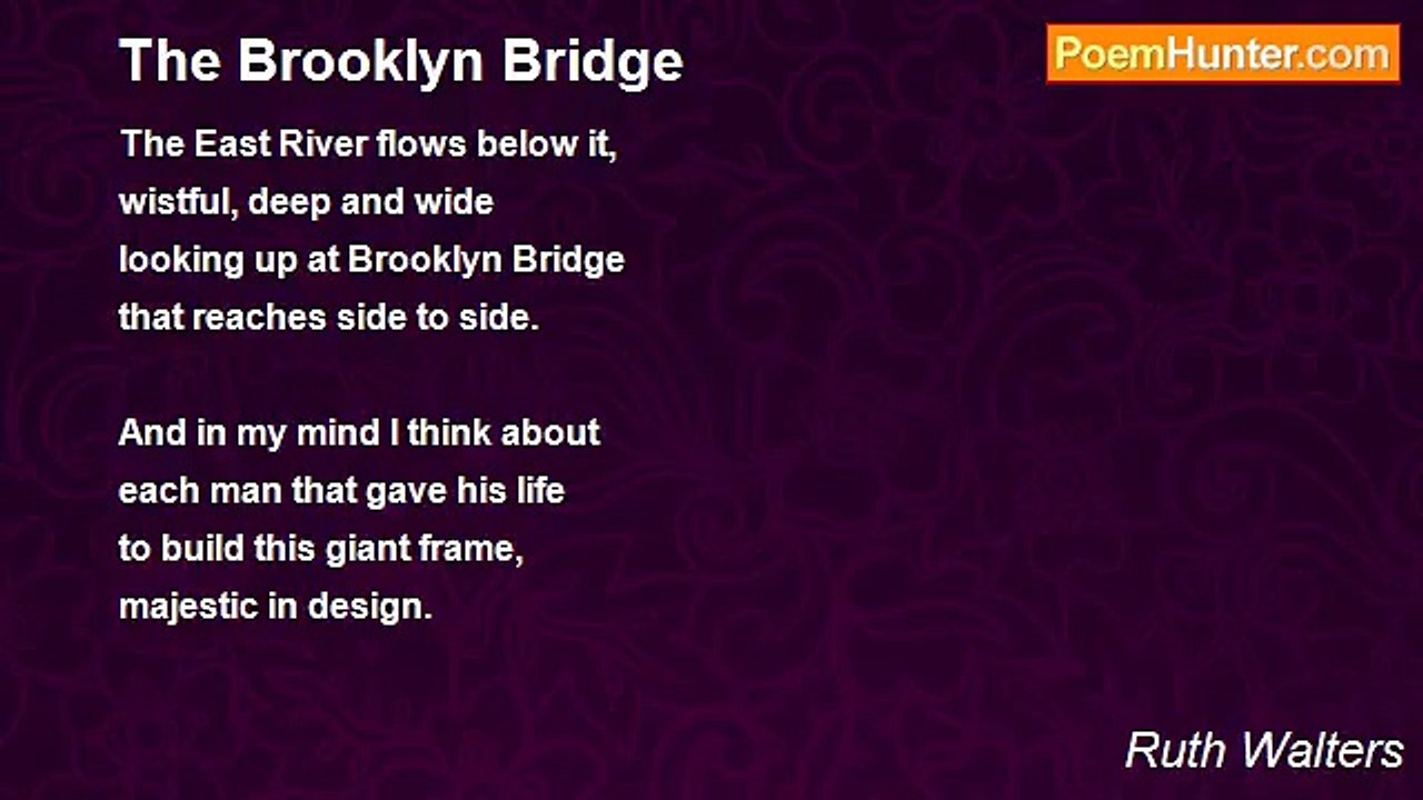 Ruth Walters - The Brooklyn Bridge