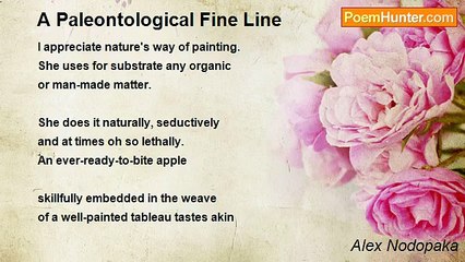 Alex Nodopaka - A Paleontological Fine Line