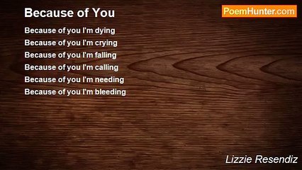 Lizzie Resendiz - Because of You