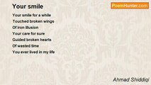 Ahmad Shiddiqi - Your smile